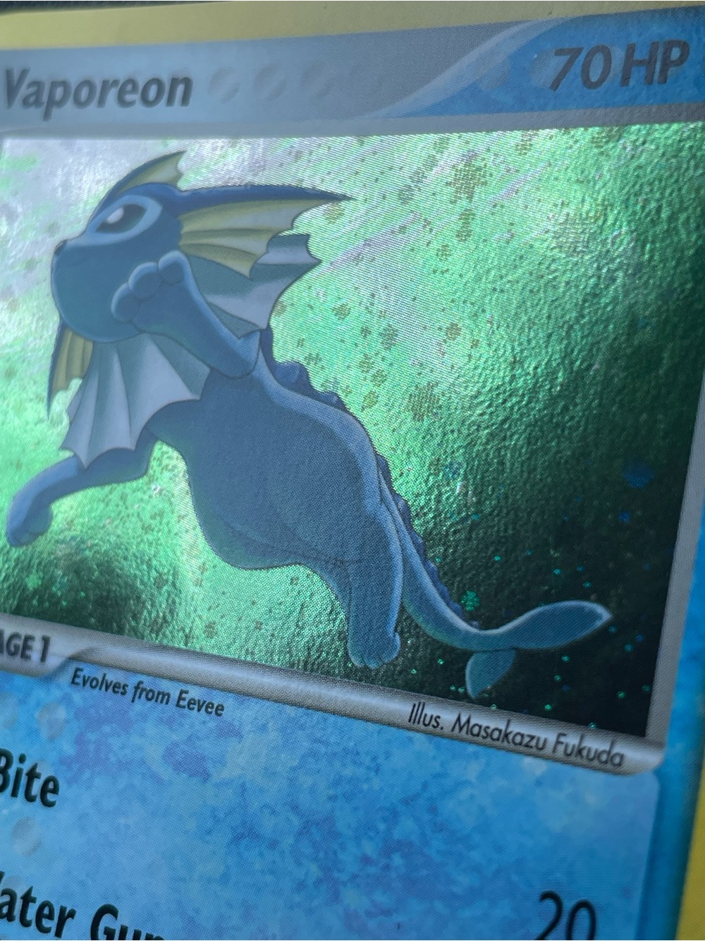 Vaporeon #6/Holo/Pokemon POP Series 3 - Picture 10 of 15